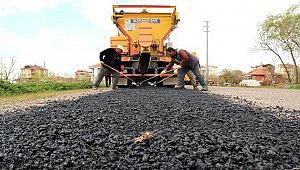 AKSARAY'DA KIŞ DOLAYISI İLE BOZULAN YOLLAR TAMİR EDİLİYOR