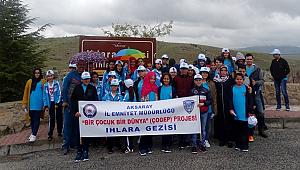 BİR ÇOCUK BİR DÜNYA PROJESİ İLE IHLARA VADİSİNİ GEZDİLER