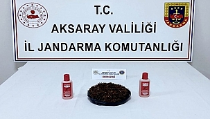 ORTAKÖY İLÇESİNDE 415 GR BONZAİ ELE GEÇİRİLDİ