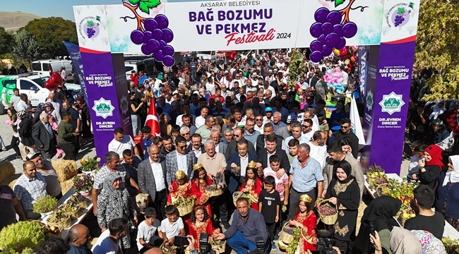 AKSARAY BELEDİYESİ EĞLENCE VE YÖRESEL LEZZETLERLE DOLU BİR FESTİVALİ DAHA GERİDE BIRAKTI 