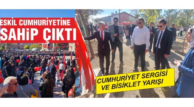 Eskil'de Cumhuriyet Bayramı Rüzgarı: 7. Bisiklet Şenliği Coşkusuyla Taçlandı! 