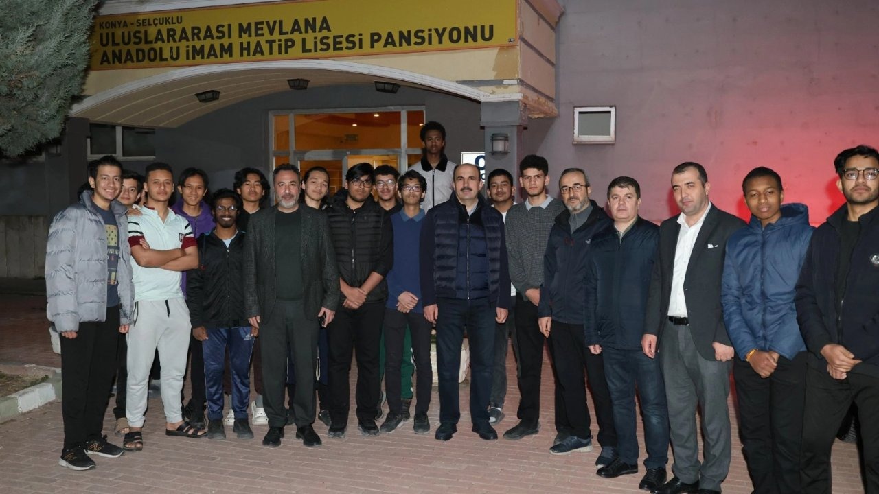 Konya'da uluslararası öğrencilerle sahur buluşması