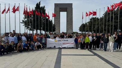 Çanakkale'de gençlerle yerinde tarihe yolculuk