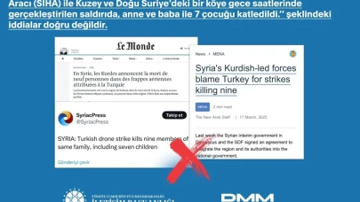 Türkiye SİHA'sı Suriye'ye saldırdı iddialarına açıklama