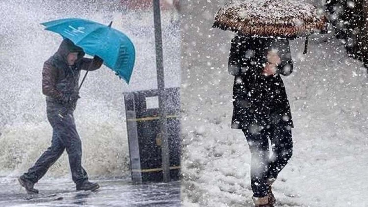 Kış geri döndü! Meteoroloji 48 ili 'sarı' kodlu uyardı!