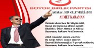 BÜYÜK BİRLİK PARTİSİ AKSARAY MİLLETVEKİLİ ADAY LİSTESİNİ AÇIKLADI