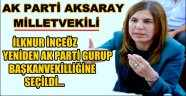 İLKNUR İNCEÖZ YENİDEN GRUP BAŞKANVEKİLİ